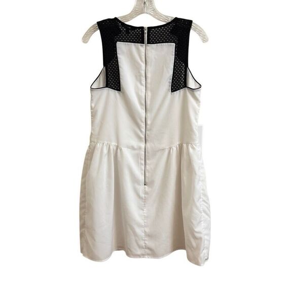 W118 by Walter Baker Heidi Dress Off White & Black Sleeveless Size Small - Picture 2 of 5